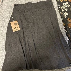 Grey Montana Made Duckworth wool skirt. Size XL